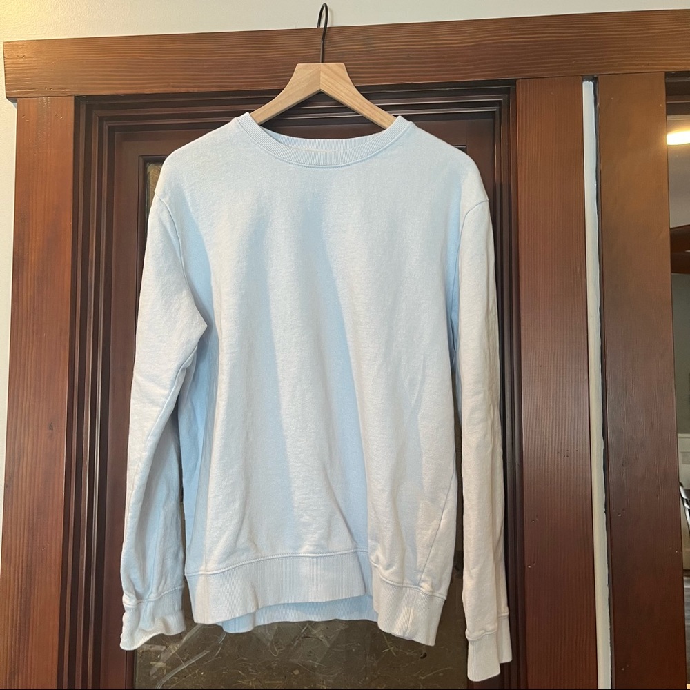 Mens Light Blue Crewneck size XL